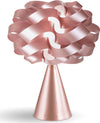 Lampada-Da-Tavolo-A-Cono-1-Luce-Cloud-In-Polilux-Rosa-Metallico-Made-In-Italy