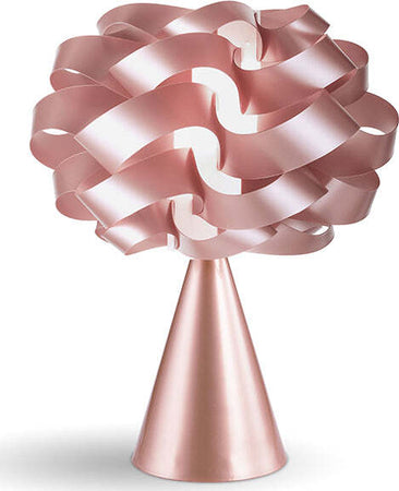 Lampada-Da-Tavolo-A-Cono-1-Luce-Cloud-In-Polilux-Rosa-Metallico-Made-In-Italy