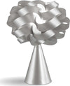 Lampada-Da-Tavolo-A-Cono-1-Luce-Cloud-In-Polilux-Silver-Made-In-Italy