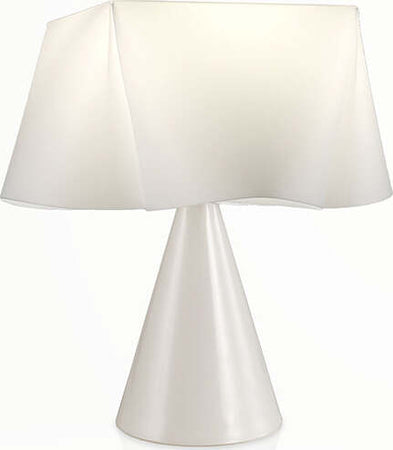 Lampada-Da-Tavolo-A-Cono-1-Luce-Wanda-In-Polilux-Bianco-D30-Made-In-Italy