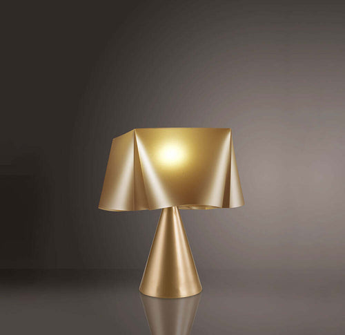 Lampada-Da-Tavolo-A-Cono-1-Luce-Wanda-In-Polilux-Oro-D30-Made-In-Italy