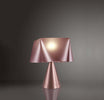 Lampada-Da-Tavolo-A-Cono-1-Luce-Wanda-Polilux-Rosa-Metallico-D30-Made-In-Italy