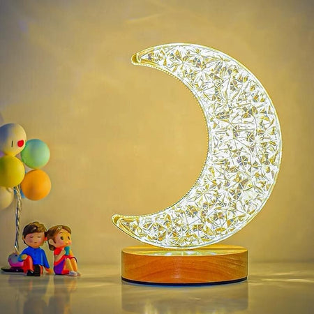 Lampada Da Tavolo A Forma Di Luna Ricaricabile Usb Touch E 3 Intensit? Di Luce Illuminazione/Illuminazione per interni/Lampade/Lampade da tavolo e abat-jour Trade Shop italia - Napoli, Commerciovirtuoso.it