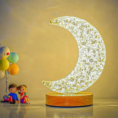 Lampada Da Tavolo A Forma Di Luna Ricaricabile Usb Touch E 3 Intensit? Di Luce Illuminazione/Illuminazione per interni/Lampade/Lampade da tavolo e abat-jour Trade Shop italia - Napoli, Commerciovirtuoso.it