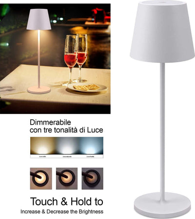 Lampada da tavolo a LED in policarbonato a batteria ricaricabile TAKE AWAY By Faro Barcelona Lampada da tavolo a LED in policarbonato a batteria ricaricabile TAKE AWAY By Faro Barcelona