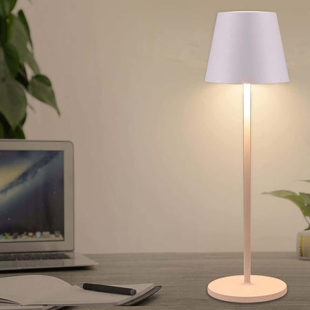 Lampada Da Tavolo LED A Batteria FUNTAPHANTA – 2 Pezzi Con Interruttore Touch E Dimmer, Ricaricabile USB-C, 4000 MAh, Luce Calda 3000K