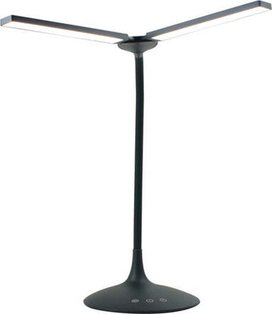 Lampada da tavolo a led Twin - 34x36x18 cm - nero - Alba Illuminazione/Illuminazione per interni/Lampade/Lampade da tavolo e abat-jour Eurocartuccia - Pavullo, Commerciovirtuoso.it