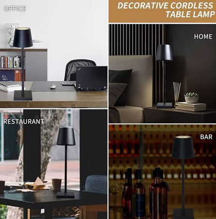 Lampada Da Tavolo A Led Usb Ricaricabile Nero Per Interno Ed Esterno Luce Calda Casa, arredamento e bricolage > Illuminazione da interno > Lampade da Tavolo Trade Shop italia - Napoli, Commerciovirtuoso.it
