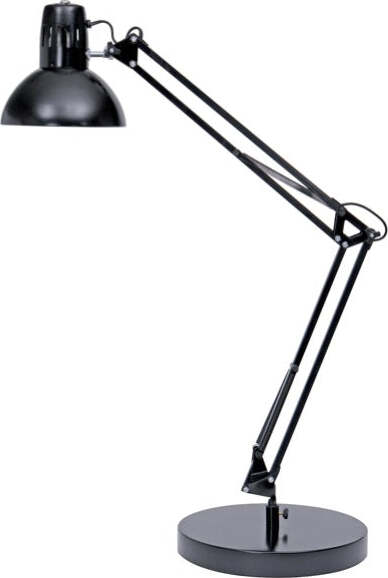 Lampada da tavolo Architect - 42x39 cm - base diametro 20 cm - a fluorescenza - 11W - nero - Alba Illuminazione/Illuminazione per interni/Lampade/Lampade da tavolo e abat-jour Eurocartuccia - Pavullo, Commerciovirtuoso.it