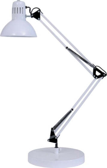 Lampada da tavolo Architect - a fluorescenza - 42x39 cm - base diametro 20 cm - 11W - bianco - Alba Illuminazione/Illuminazione per interni/Lampade/Lampade da tavolo e abat-jour Eurocartuccia - Pavullo, Commerciovirtuoso.it