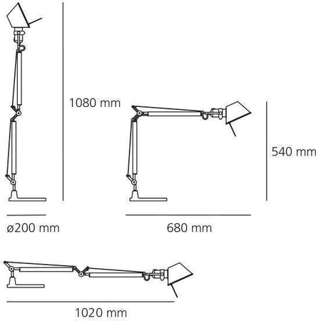 Lampada da tavolo Artemide Tolomeo Mini Halo