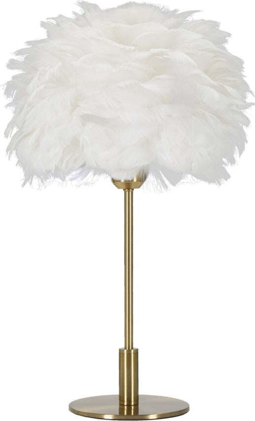 Lampada-Da-Tavolo-Ball-Feather-Cm-30X50