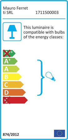 Lampada Da Tavolo Circly Cm 20X58,5 Illuminazione/Illuminazione per interni/Lampade/Lampade da tavolo e abat-jour Led Mall Home - Napoli, Commerciovirtuoso.it