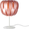 Lampada-Da-Tavolo-Con-Base-1-Luce-Queen-Polilux-Rosa-Metallico-Made-In-Italy