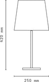 Lampada Da Tavolo Con Paralume Bianco In Tessuto Base Legno Lampada E27 Xc-7007 Illuminazione/Illuminazione per interni/Lampade/Lampade da tavolo e abat-jour Trade Shop italia - Napoli, Commerciovirtuoso.it