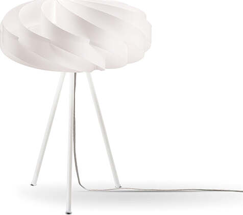 Lampada-Da-Tavolo-Con-Treppiede-1-Luce-Flat-In-Polilux-Bianco-Made-In-Italy
