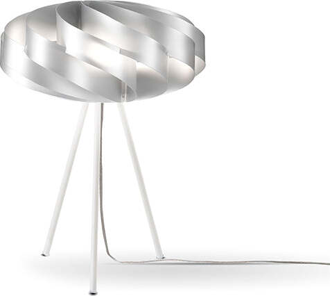 Lampada-Da-Tavolo-Con-Treppiede-1-Luce-Flat-In-Polilux-Silver-Made-In-Italy