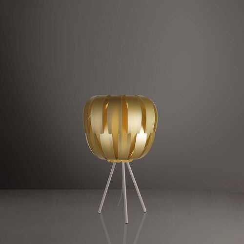 Lampada-Da-Tavolo-Con-Treppiede-1-Luce-Queen-In-Polilux-Oro-Made-In-Italy