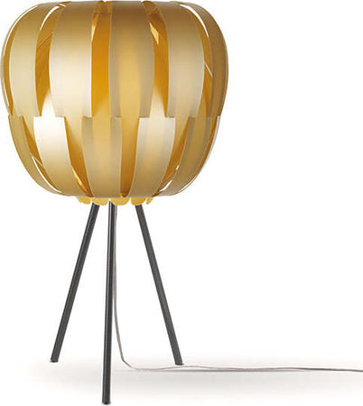Lampada-Da-Tavolo-Con-Treppiede-1-Luce-Queen-In-Polilux-Oro-Made-In-Italy
