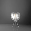 Lampada-Da-Tavolo-Con-Treppiede-1-Luce-Queen-In-Polilux-Silver-Made-In-Italy