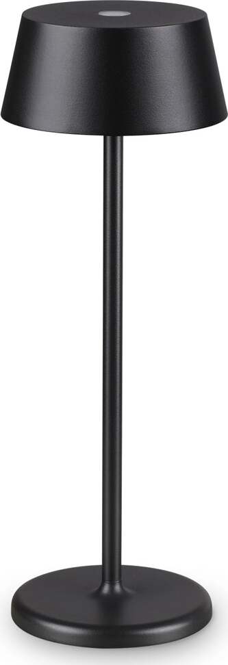 Lampada-Da-Tavolo-Contemporanea-Pure-Metallo-Nero-Led-Integrato-1,5W-3000K-Ip54