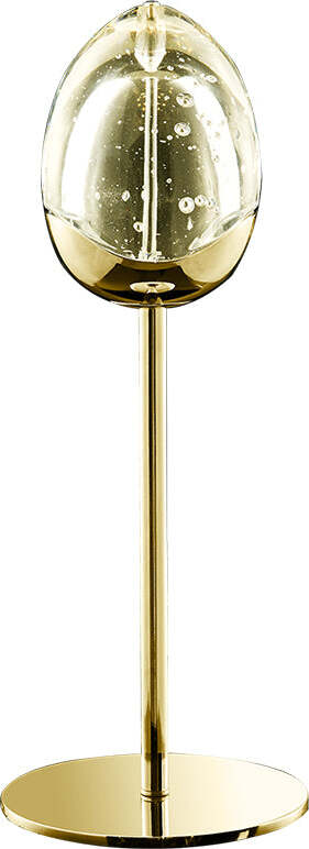 Lampada-Da-Tavolo-Contemporaneo-Golden-Egg-Oro-Vetro-Pulegoso-Led-6W