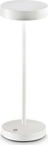Lampada-Da-Tavolo-Contemporaneo-Toffee-Metallo-Bianco-Led-2W-3000K-Ip54