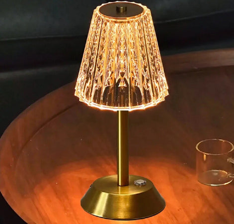 Lampada Da Tavolo Cristallo Batteria Portatile Ricaricabile Luci Led Dimmerabile Illuminazione/Illuminazione per interni/Lampade/Lampade da tavolo e abat-jour Trade Shop italia - Napoli, Commerciovirtuoso.it