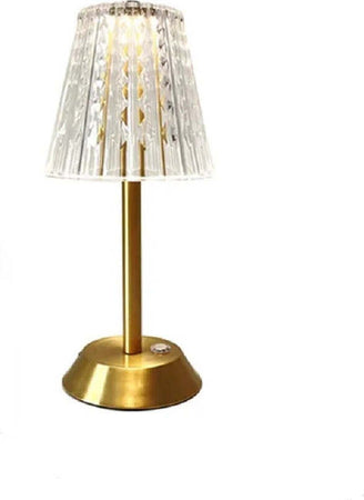 Lampada Da Tavolo Cristallo Batteria Portatile Ricaricabile Luci Led Dimmerabile Illuminazione/Illuminazione per interni/Lampade/Lampade da tavolo e abat-jour Trade Shop italia - Napoli, Commerciovirtuoso.it