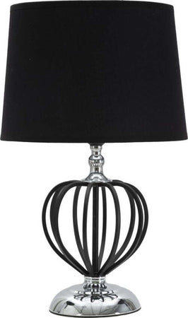 Lampada Da Tavolo Darky Silver Cm Ø28X44,5 Illuminazione/Illuminazione per interni/Lampade/Lampade da tavolo e abat-jour Led Mall Home - Napoli, Commerciovirtuoso.it