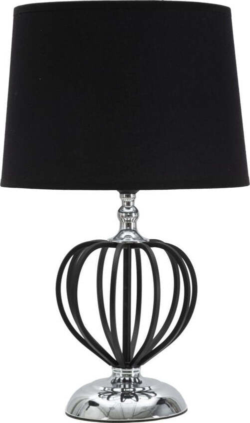 Lampada Da Tavolo Darky Silver Cm Ø28X44,5 Illuminazione/Illuminazione per interni/Lampade/Lampade da tavolo e abat-jour Led Mall Home - Napoli, Commerciovirtuoso.it