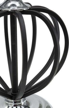 Lampada Da Tavolo Darky Silver Cm Ø28X44,5 Illuminazione/Illuminazione per interni/Lampade/Lampade da tavolo e abat-jour Led Mall Home - Napoli, Commerciovirtuoso.it