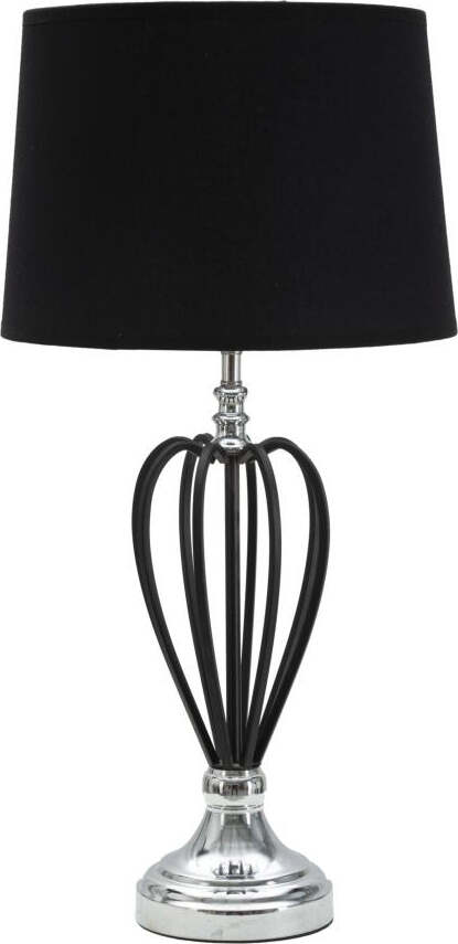 Lampada Da Tavolo Darky Silver Cm 28X56 Illuminazione/Illuminazione per interni/Lampade/Lampade da tavolo e abat-jour Led Mall Home - Napoli, Commerciovirtuoso.it