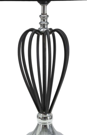 Lampada Da Tavolo Darky Silver Cm 28X56 Illuminazione/Illuminazione per interni/Lampade/Lampade da tavolo e abat-jour Led Mall Home - Napoli, Commerciovirtuoso.it