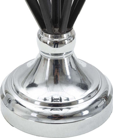 Lampada Da Tavolo Darky Silver Cm 28X56 Illuminazione/Illuminazione per interni/Lampade/Lampade da tavolo e abat-jour Led Mall Home - Napoli, Commerciovirtuoso.it