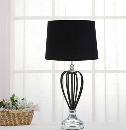 Lampada Da Tavolo Darky Silver Cm 28X56 Illuminazione/Illuminazione per interni/Lampade/Lampade da tavolo e abat-jour Led Mall Home - Napoli, Commerciovirtuoso.it