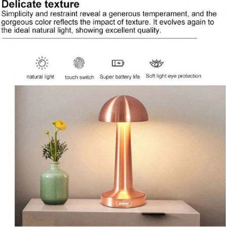 Lampada Da Tavolo Decorativa Led A Fungo Luce Bianca 3 Intensit? Di Luce Q-tl142 Illuminazione/Illuminazione per interni/Lampade/Lampade da tavolo e abat-jour Trade Shop italia - Napoli, Commerciovirtuoso.it