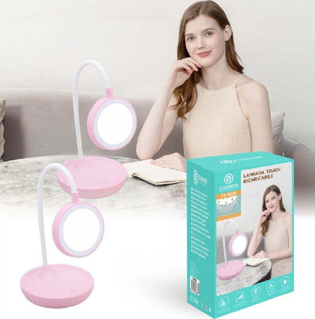 Lampada Da Tavolo Design Moderno Flessibile Ricaricabile Pulsante Touch Tx-9081 Illuminazione/Illuminazione per interni/Lampade/Lampade da tavolo e abat-jour Trade Shop italia - Napoli, Commerciovirtuoso.it