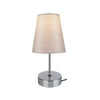 Lampada da tavolo Estelya AZ1068 cromo beige