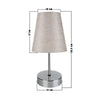 Lampada da tavolo Estelya AZ1068 cromo beige