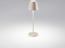 Lampada-Da-Tavolo-Esterno-Diva-Contemporanea-Alluminio-Sabbia-Led-Luce-Calda