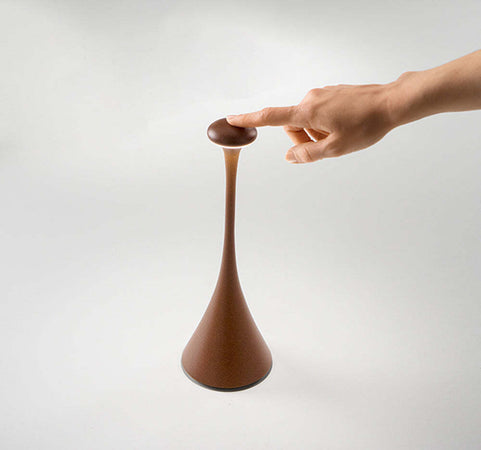 Lampada-Da-Tavolo-Esterno-Ricaricabile-Pinut-Moderna-Alluminio-Corten-Led-Cct