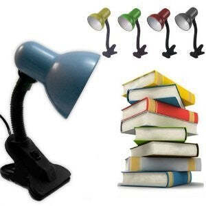 LAMPADA DA TAVOLO FLESSIBILE A PINZA