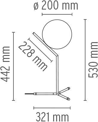 Lampada da tavolo Flos IC T1 High