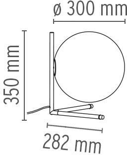 Lampada da tavolo Flos IC T2