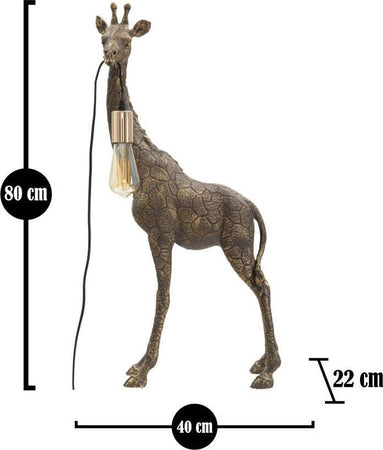 Lampada Da Tavolo Giraffa Cm 40X22X80 Illuminazione/Illuminazione per interni/Lampade/Lampade da tavolo e abat-jour Led Mall Home - Napoli, Commerciovirtuoso.it