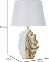 Lampada-Da-Tavolo-Glam-Leaf-Cm-30X47,5