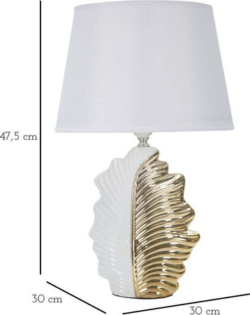 Lampada-Da-Tavolo-Glam-Leaf-Cm-30X47,5