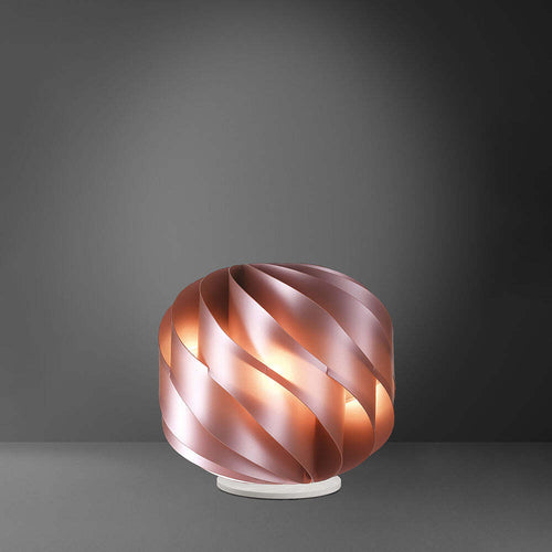 Lampada-Da-Tavolo-Globe-1-Luce-Polilux-Rosa-Metallico-Con-Base-D40-Made-In-Italy