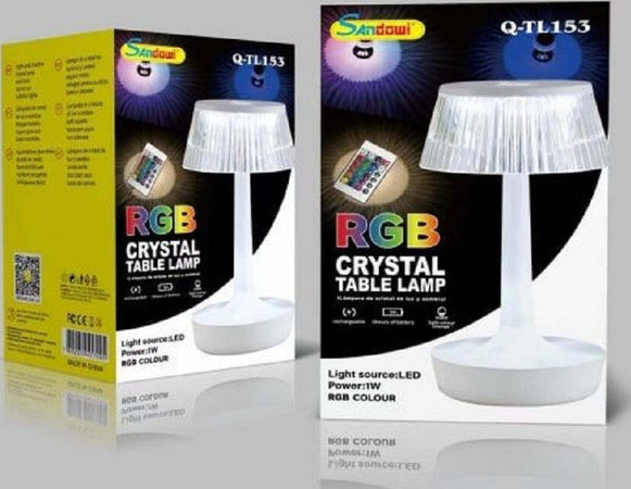 Lampada Da Tavolo In Cristallo Decorativa Con Led Rgb Touch Bianco 5v Q-tl153 Illuminazione/Illuminazione per interni/Lampade/Lampade da tavolo e abat-jour Trade Shop italia - Napoli, Commerciovirtuoso.it